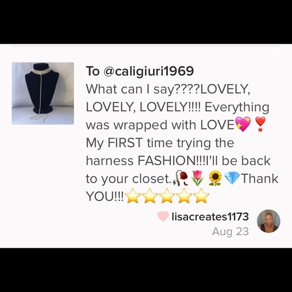 New! Crystal Choker Statement Necklace - Picture 6 of 6